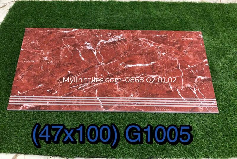 Gạch bậc cầu thang giả đá granite kích thước 47x100