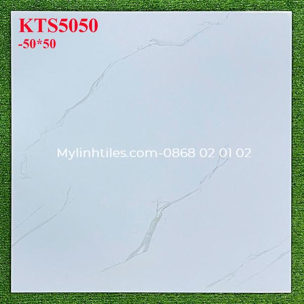Gạch lát nền 50x50 men bóng hiện đại KTS5050
