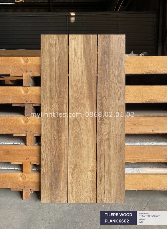 Gạch ốp lát giả gỗ 20x120 Ấn Độ
