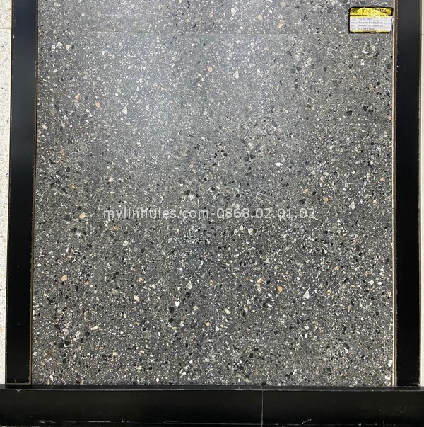 Gạch terrazzo xám 80x80 Ấn Độ đẹp