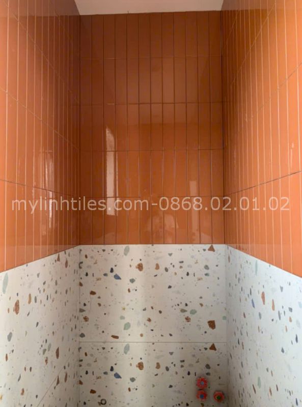 Gạch thẻ phối terrazzo đẹp