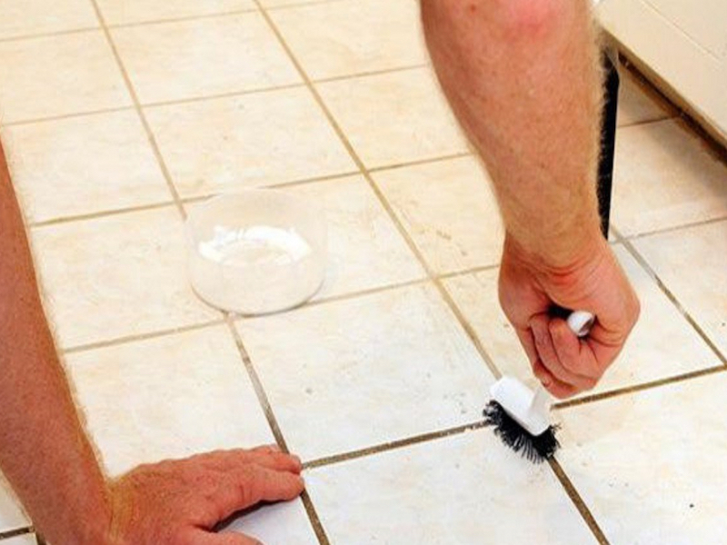 Khả năng tẩy rửa của gạch lát nền nhà vệ sinh