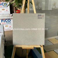 Gạch lát nền 40x40 hiện đại màu xám vân mây FICO