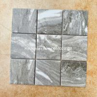 Gạch mosaic 97x97 xám trang trí tường nhà tắm