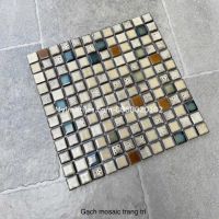 Gạch mosaic trang trí gốm sứ vuông nhỏ