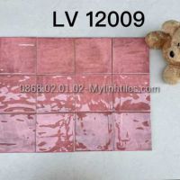 Gạch thẻ màu hồng 120x120 – Mẫu gạch trang trí độc đáo, hiện đại