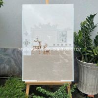 Gạch trang trí phòng khách 30x60 họa tiết hươu sao