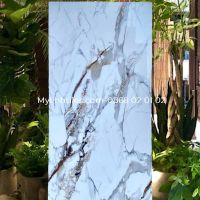 Gạch vân đá 80x160 ốp tường marble bóng gương