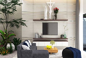 Top 50+ mẫu gạch ốp tường phòng khách đẹp sang trọng nhất 2023