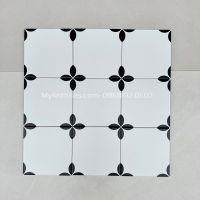 Gạch bông cts đen trắng 200x200 sang trọng