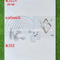 Gạch men 30x60 họa tiết cổ điển chống trơn K332V