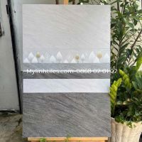 Gạch men mờ 30x60 vân đá xám phòng khách