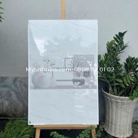 Gạch men trắng 30x60 họa tiết cành cây tinh tế