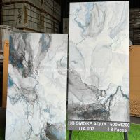 Gạch ốp lát khổ lớn 600x1200 trắng sứ vân đá nhập khẩu Ấn Độ